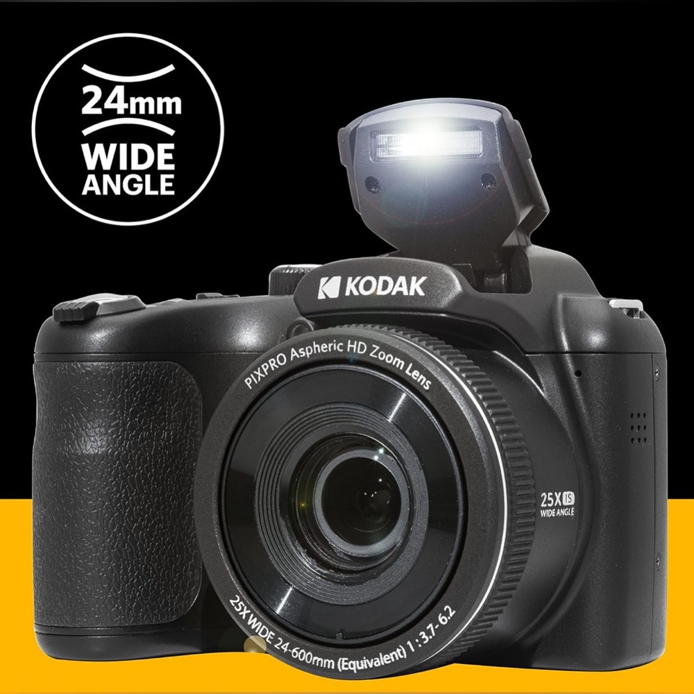 KODAK PIXPRO AZ255-BK 16MP Digital Camera 25X Optical Zoom 24mm Open Box - Picture 1 of 5